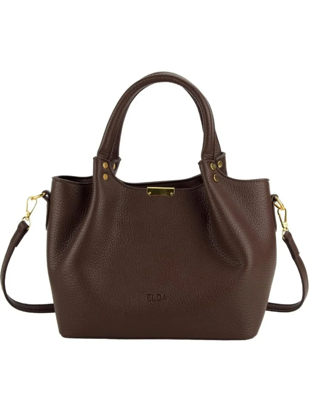 Chic Vegan Leather Satchel Handbag & Tote for Women - Stylish Shoulder Bag